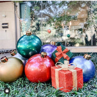 Holiball® 18” Inflatable Ornament – Vintage Red