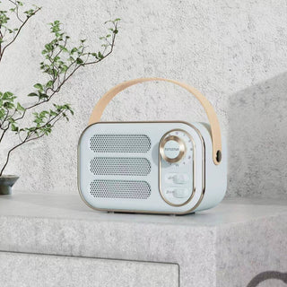 Tech Trendz - Vintage Bluetooth Speaker: Blue