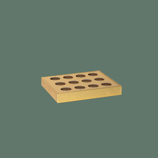 Poppy & Pout - Product Display, 12 Lip Tint Tray, Gold
