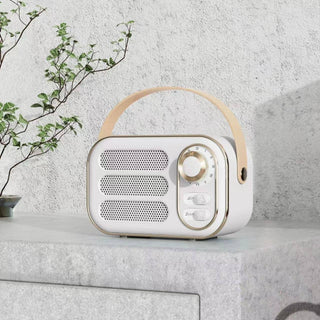Tech Trendz - Vintage Bluetooth Speaker: Black