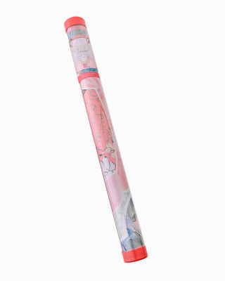 Oh My Mahjong Heron Mahjong Mat – Pink Crane & Floral Design