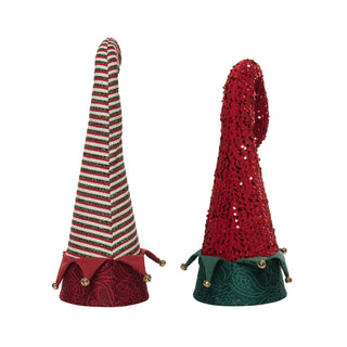 Sequin Elf Hat Décor Set