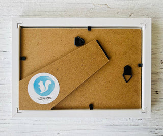 Boo Ghost Sea Glass Art – Framed Halloween Wall Décor