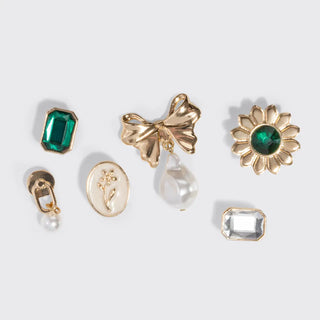 KitschPop™ Charms 6pc Set – Vintage Emerald
