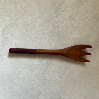 Fundamental Red Wood Appetizer Fork