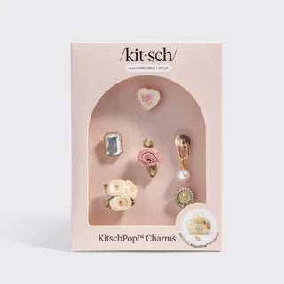 KitschPop™ Charms 6pc Set – Vintage Ivory
