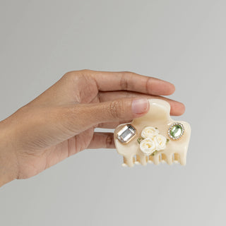 KitschPop™ Cloud Clip 7pc Set – Pearlized Cream