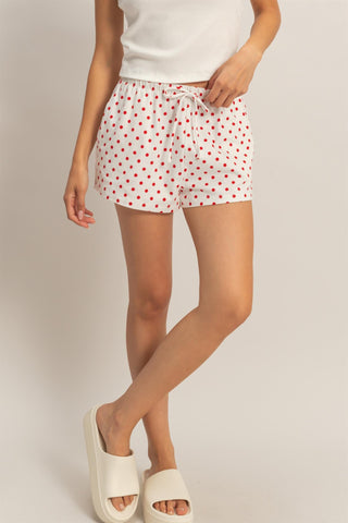 Polka Dot Lounge Shorts