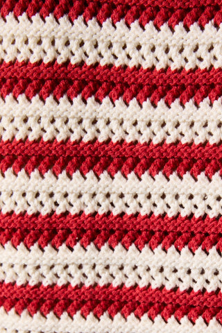 Americana Crochet Stripe Shorts