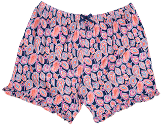 Simply Southern Paisley Ruffle Shorts