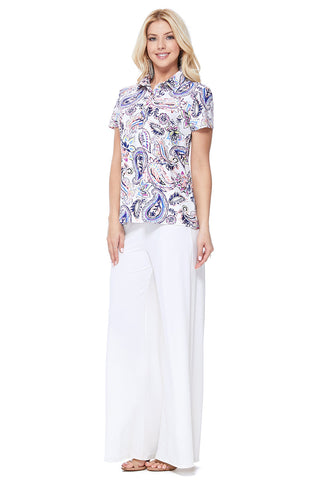 Jonah Palazzo Pant in Off White