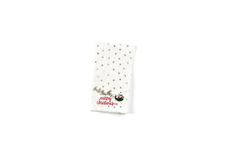 Christmas in the Village Santa Medium Hand Towel