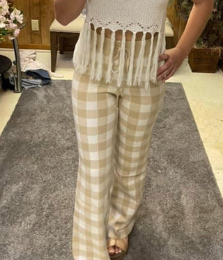 Emory Park Checker Board Knit Pants