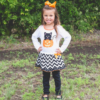 Pumpkin & Kitten Dress Outfit
