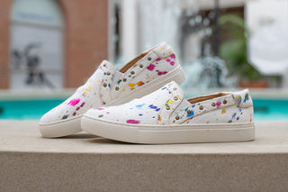 Pine Top Rainbow Slip Ons